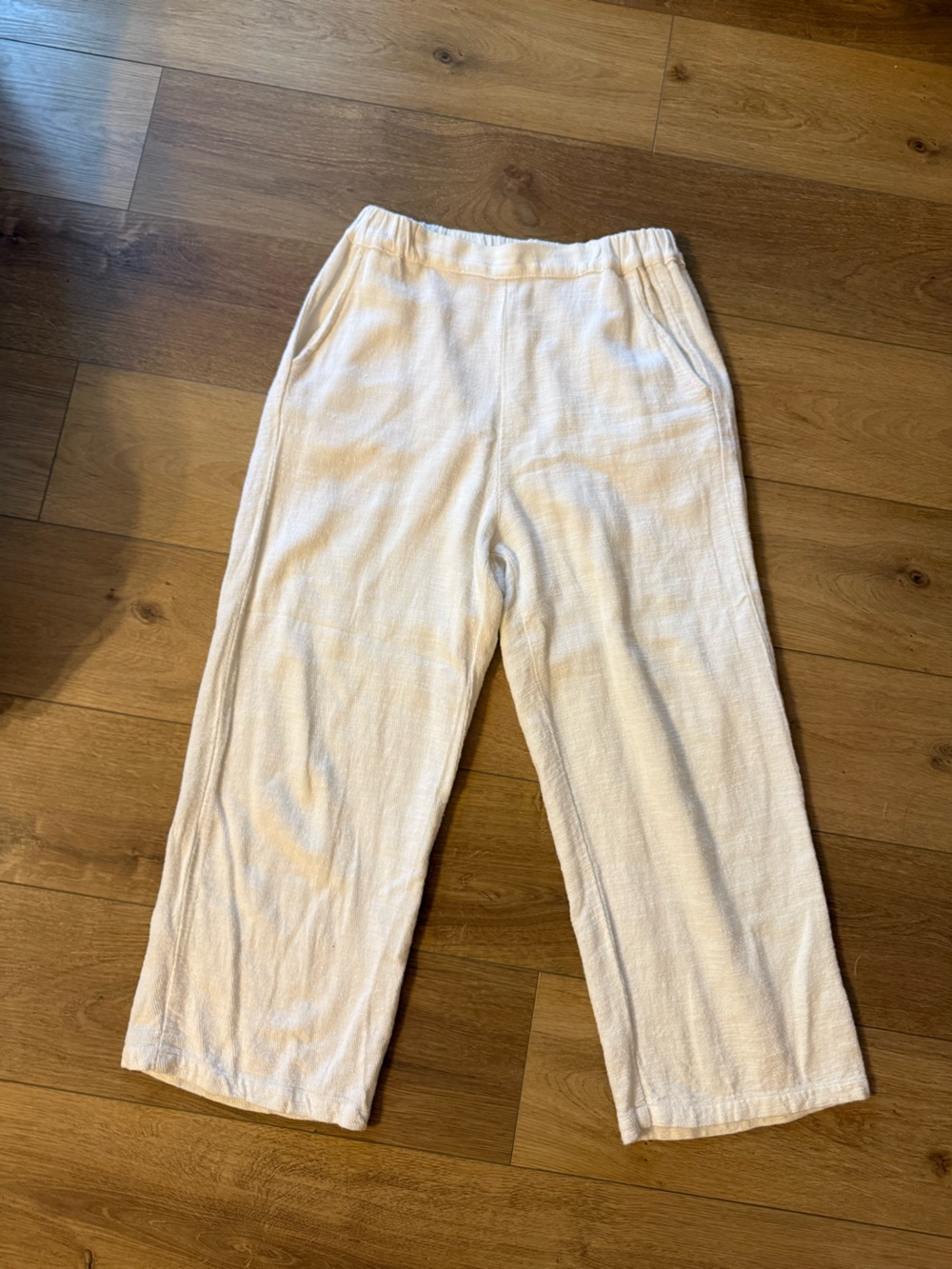 CP Shades Off-White Linen Pants